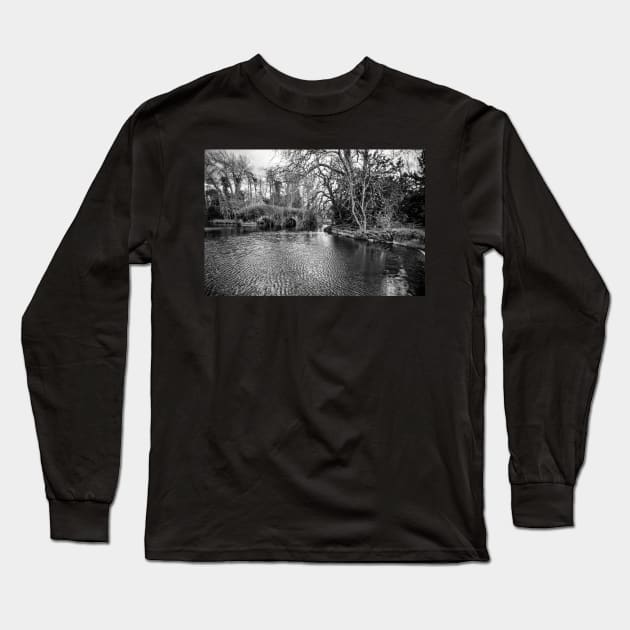 River Avon Warwickshire Long Sleeve T-Shirt by stuartchard